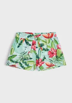 Mayoral pantaloni scurti din bumbac pentru copii culoarea verde, modelator, 3908 imagine