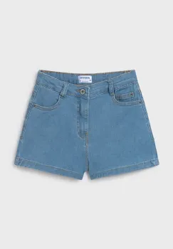 Mayoral pantaloni scurti din denim pentru copii neted, 235 imagine