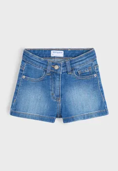 Mayoral pantaloni scurti din denim pentru copii neted, 236 imagine