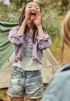 Mayoral pantaloni scurti din denim pentru copii neted, 6217 imagine