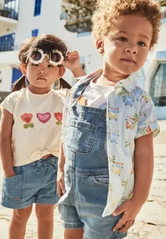 Mayoral pantaloni scurti din denim pentru copii soft denim 1645 imagine