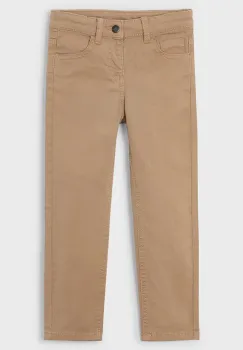 Mayoral pantaloni slim fit basic culoarea maro, 517 imagine