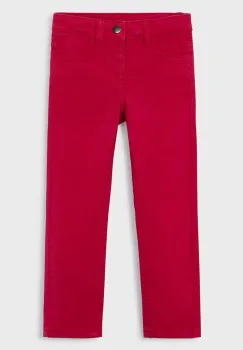 Mayoral pantaloni slim fit basic culoarea rosu, 517 imagine