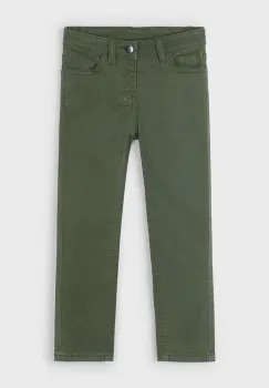 Mayoral pantaloni slim fit basic culoarea verde, 517 imagine