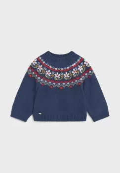 Mayoral pulover bebe culoarea albastru marin imagine