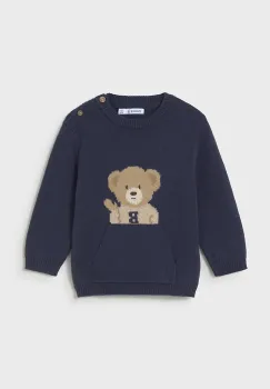 Mayoral pulover bebe culoarea bleumarin, 2341 imagine