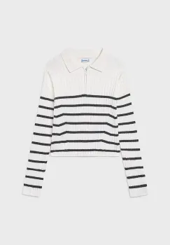 Mayoral pulover copii culoarea alb, light, 7195 imagine