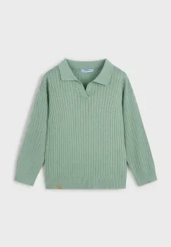 Mayoral pulover copii culoarea verde, light, 3367 imagine