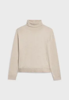 Mayoral pulover culoarea bej, cu guler, 345 imagine