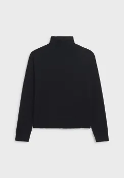 Mayoral pulover culoarea negru, cu guler, 345 imagine