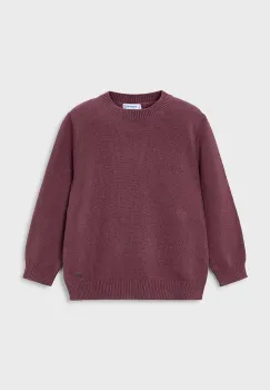 Mayoral pulover de bumbac pentru copii culoarea bordo, light, 311 imagine