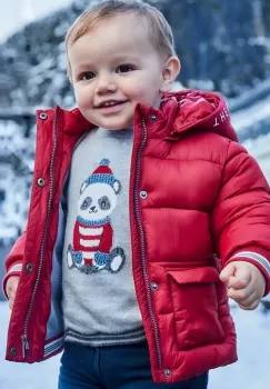 Mayoral pulover din amestec de lana pentru bebelusi culoarea gri, 2313 imagine