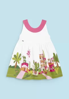 Mayoral rochie bebe culoarea alb, mini, evazati imagine