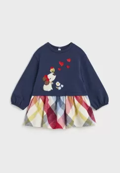 Mayoral rochie bebe culoarea albastru marin, mini, evazati imagine