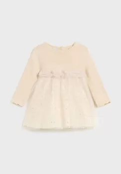 Mayoral rochie bebe culoarea bej, mini, evazati, 2909 imagine