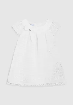 Mayoral rochie bebe culoarea bej, mini, evazati imagine