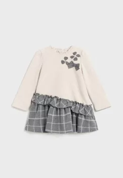 Mayoral rochie bebe culoarea gri, mini, evazati imagine