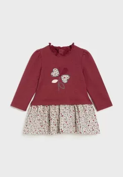 Mayoral rochie bebe culoarea rosu, mini, evazati, 2917 imagine