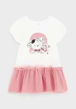 Mayoral rochie bebe culoarea roz, mini, evazati imagine