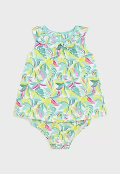 Mayoral rochie bebe culoarea turcoaz, mini, evazati imagine