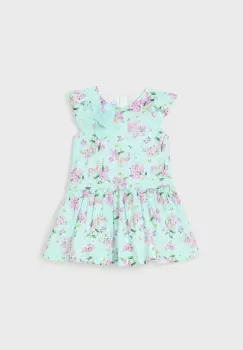 Mayoral rochie bebe culoarea turcoaz, mini, evazati imagine