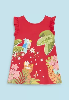 Mayoral rochie bebe culoarea violet, mini, drept imagine