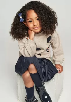 Mayoral rochie culoarea albastru marin, mini, evazati, 4922 imagine