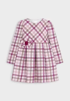 Mayoral rochie din amestec de lana pentru copii culoarea roz, mini, evazati, 4914 imagine