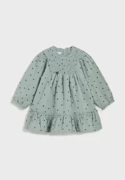 Mayoral rochie din bumbac pentru copii culoarea turcoaz, mini, evazati, 2925 imagine