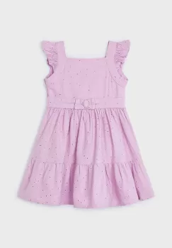 Mayoral rochie din bumbac pentru copii culoarea violet, mini, evazati imagine