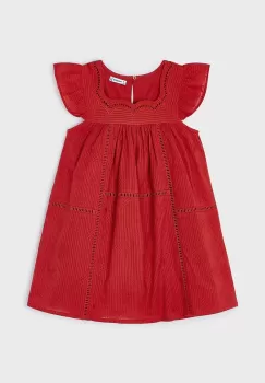 Mayoral rochie din bumbac pentru copii culoarea violet, mini, evazati imagine