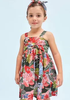 Mayoral rochie din bumbac pentru copii mini, evazati imagine