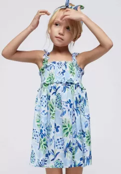 Mayoral rochie din bumbac pentru copii mini, evazati imagine