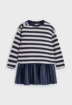 Mayoral rochie fete culoarea albastru marin, mini, evazati, 4932 imagine