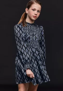 Mayoral rochie fete culoarea albastru marin, mini, evazati imagine