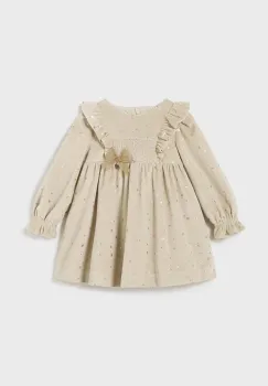 Mayoral rochie fete culoarea bej, mini, evazati, 2904 imagine