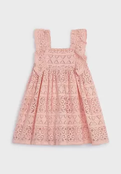 Mayoral rochie fete culoarea bej, mini, evazati imagine