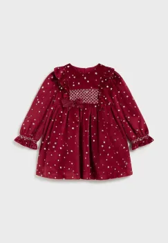 Mayoral rochie fete culoarea bordo, mini, evazati, 2904 imagine