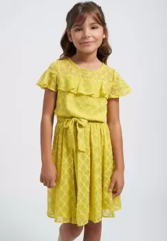Mayoral rochie fete culoarea galben, mini, evazati imagine