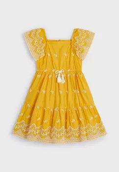 Mayoral rochie fete culoarea galben, mini, evazati imagine