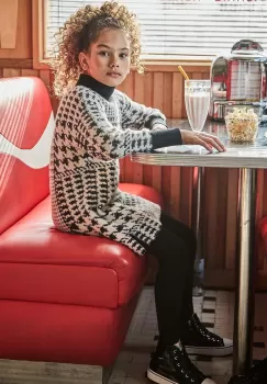 Mayoral rochie fete culoarea negru, mini, drept, 7987 imagine