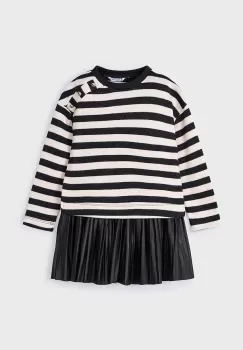 Mayoral rochie fete culoarea negru, mini, evazati, 4932 imagine