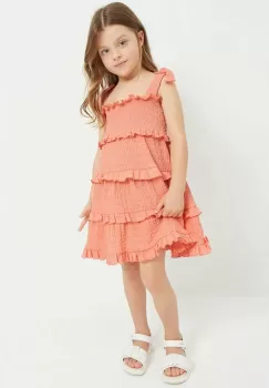 Mayoral rochie fete culoarea portocaliu, mini, drept imagine