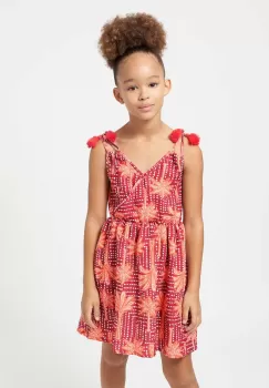 Mayoral rochie fete culoarea portocaliu, mini, evazati imagine