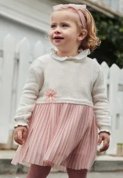 Mayoral rochie fete culoarea roz, mini, evazati, 2906 imagine