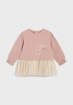 Mayoral rochie fete culoarea roz, mini, evazati, 2919 imagine