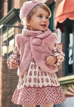 Mayoral rochie fete culoarea roz, mini, evazati, 2921 imagine