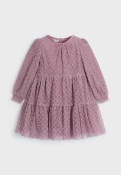 Mayoral rochie fete culoarea roz, mini, evazati, 4910 imagine