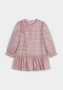 Mayoral rochie fete culoarea roz, mini, evazati, 4919 imagine