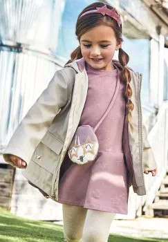 Mayoral rochie fete culoarea roz, mini, evazati, 4931 imagine